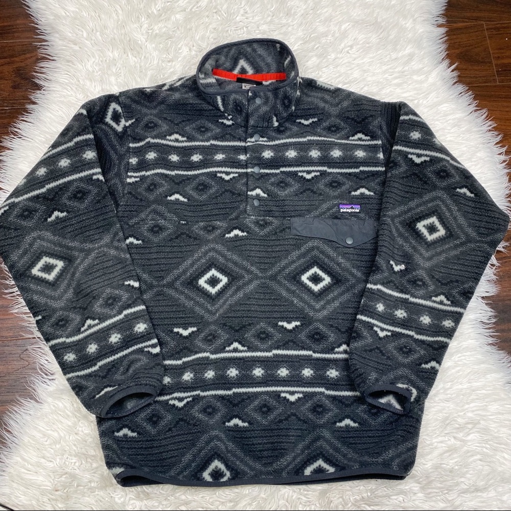 Patagonia Synchilla Snap T Fleece Aztec Pullover (RARE LIMITED)